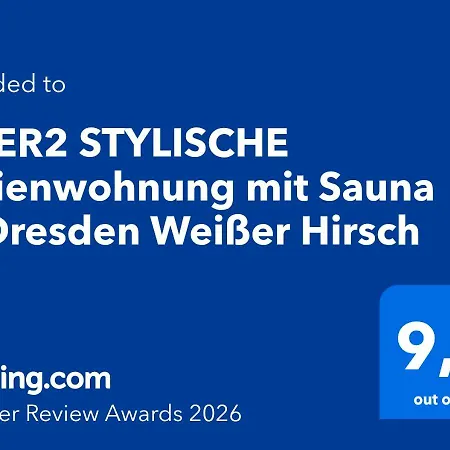 Aner2 Stylische Mit Sauna In Weisser Hirsch * Dresden